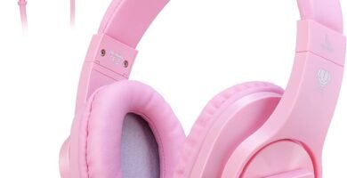 Kriogor Headset for Girls, 3.5mm Gaming Headset PC Headphone with Mic compatible for PlayStation 4 Xbox one Laptop Computer (Pink) Kriogor Headset for Girls, 3.5mm Gaming Headset PC Headphone with Mic compatible for PlayStation 4 Xbox one Laptop Computer (Pink)