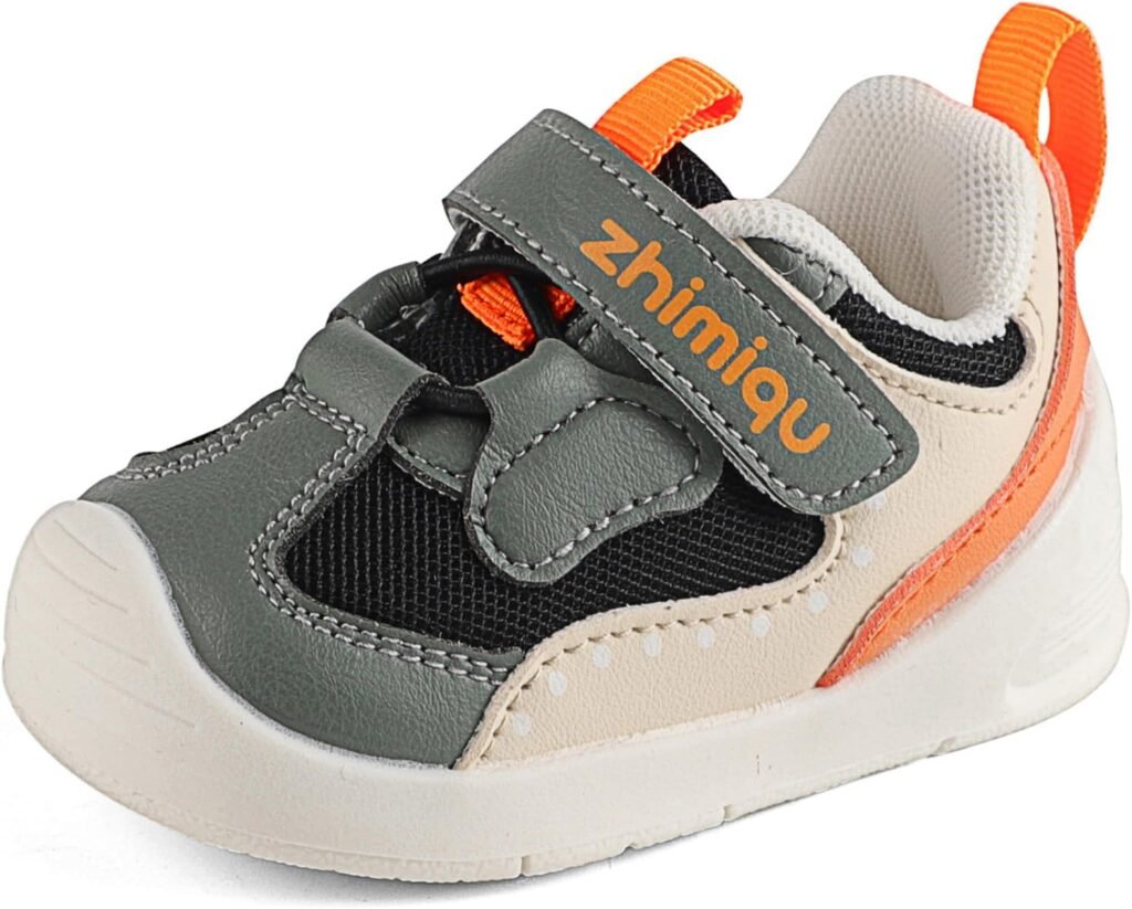 LACOFIA Baby Shoes Boys Girls First Walking Shoes Infant Toddler Trainers Soft Lightweight Anti-Slip Sneakers