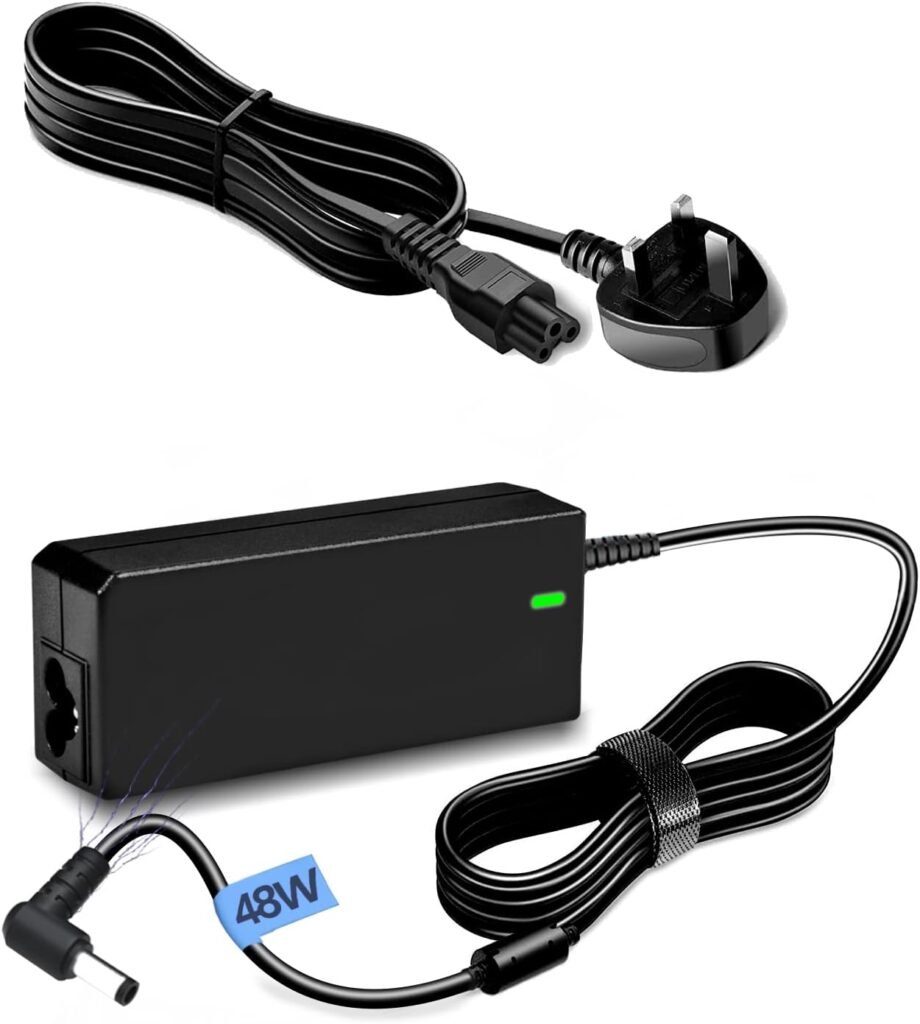 LG TV Monitor Power Cable,19V Power Supply Adapter for LG Electronics 32LF510B 28MT49S-PZ 32LH510B 27MP400 22MK600M 22MK400H 24MT40D 27GN950 27GP750 LG Electronics 19″20″22″23″24″27″29″34″ Monitor