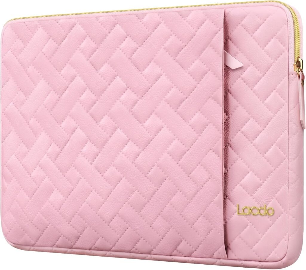 Lacdo 15-15.6 Inch Laptop Sleeve Case for Acer HP Lenovo Dell ASUS Laptop, Acer Aspire 15, HP Pavilion/Envy 15, Dell Latitude 15, Lenovo ThinkPad/IdeaPad 15, ASUS Zenbook/Vivobook Computer Bag, Pink Lacdo 15-15.6 Inch Laptop Sleeve Case for Acer HP Lenovo Dell ASUS Laptop, Acer Aspire 15, HP Pavilion/Envy 15, Dell Latitude 15, Lenovo ThinkPad/IdeaPad 15, ASUS Zenbook/Vivobook Computer Bag, Pink