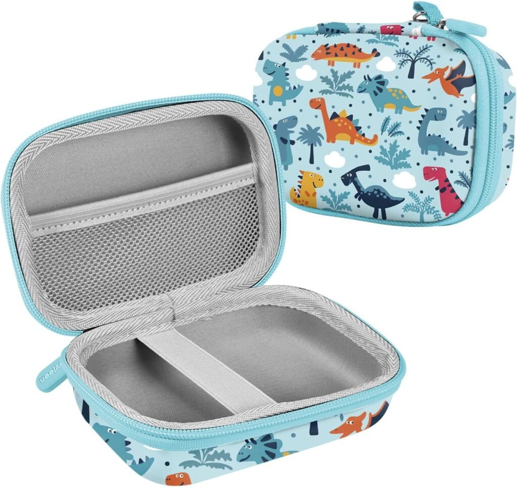 Leayjeen Kids Digital Camera Case, Compatible with Gofunly/Hangrui/Cocopa/GREENKINDER/YunLone/arnssien/Vavkasi, Christmas Birthday Gift Toys for Boys and Girls (Case Only) Blue Dinosaur Leayjeen Kids Digital Camera Case, Compatible with Gofunly/Hangrui/Cocopa/GREENKINDER/YunLone/arnssien/Vavkasi, Christmas Birthday Gift Toys for Boys and Girls (Case Only) Blue Dinosaur
