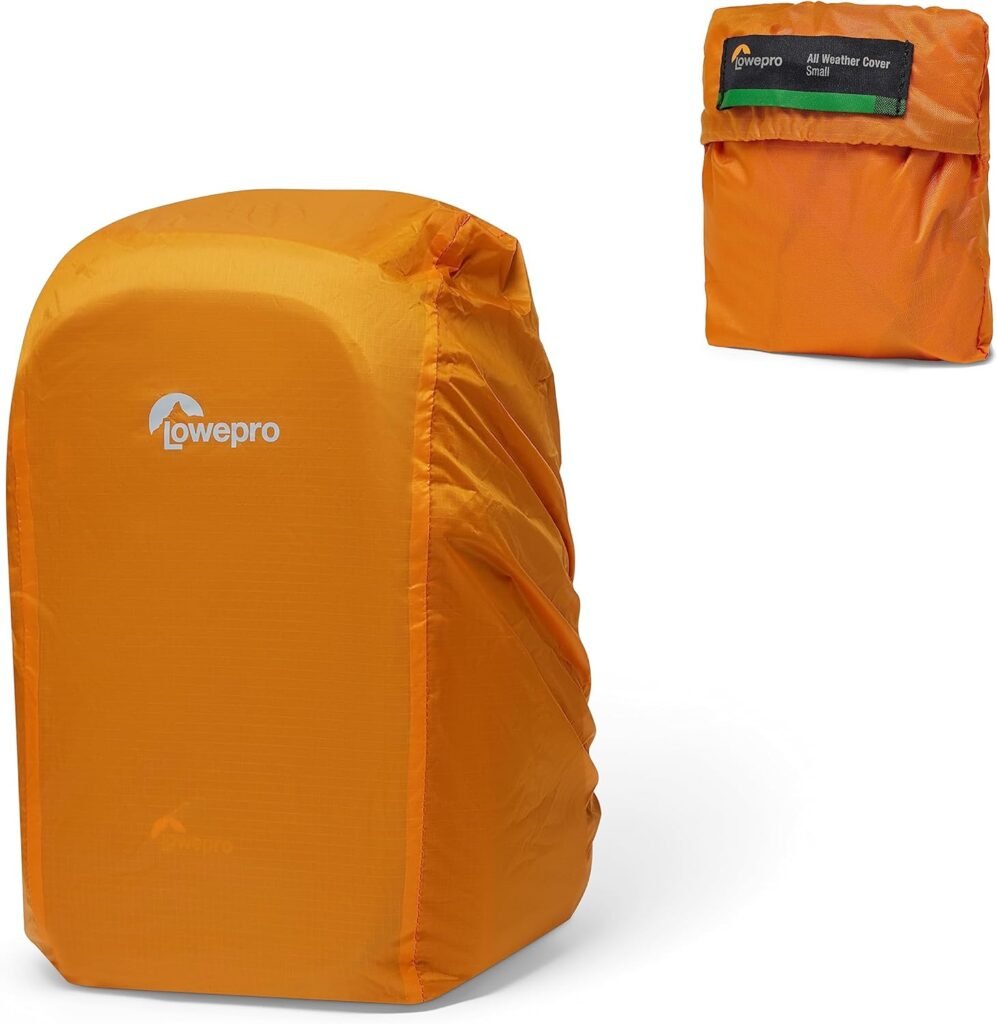 Lowepro Raincover AW Small with Recycled Fabrics, Waterproof Cover for Camera Bags, Backpack Cover, Rainproof