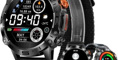 MEGALITH Smart Watch for Men Fitness: Sports Waterproof – Blood Pressure Health Monitor Smartwatch Compatible Android iOS Black MEGALITH Smart Watch for Men Fitness: Sports Waterproof – Blood Pressure Health Monitor Smartwatch Compatible Android iOS Black