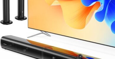 MEVOSTO Sound Bar for TV 2.2CH 2 in 1 Separable Soundbar Built-in Dual Woofers with ARC/Optical/AUX/BT 5.0 Bass/Treble Adjustable Wall Mountable Surround Sound Home Theater System MEVOSTO Sound Bar for TV 2.2CH 2 in 1 Separable Soundbar Built-in Dual Woofers with ARC/Optical/AUX/BT 5.0 Bass/Treble Adjustable Wall Mountable Surround Sound Home Theater System