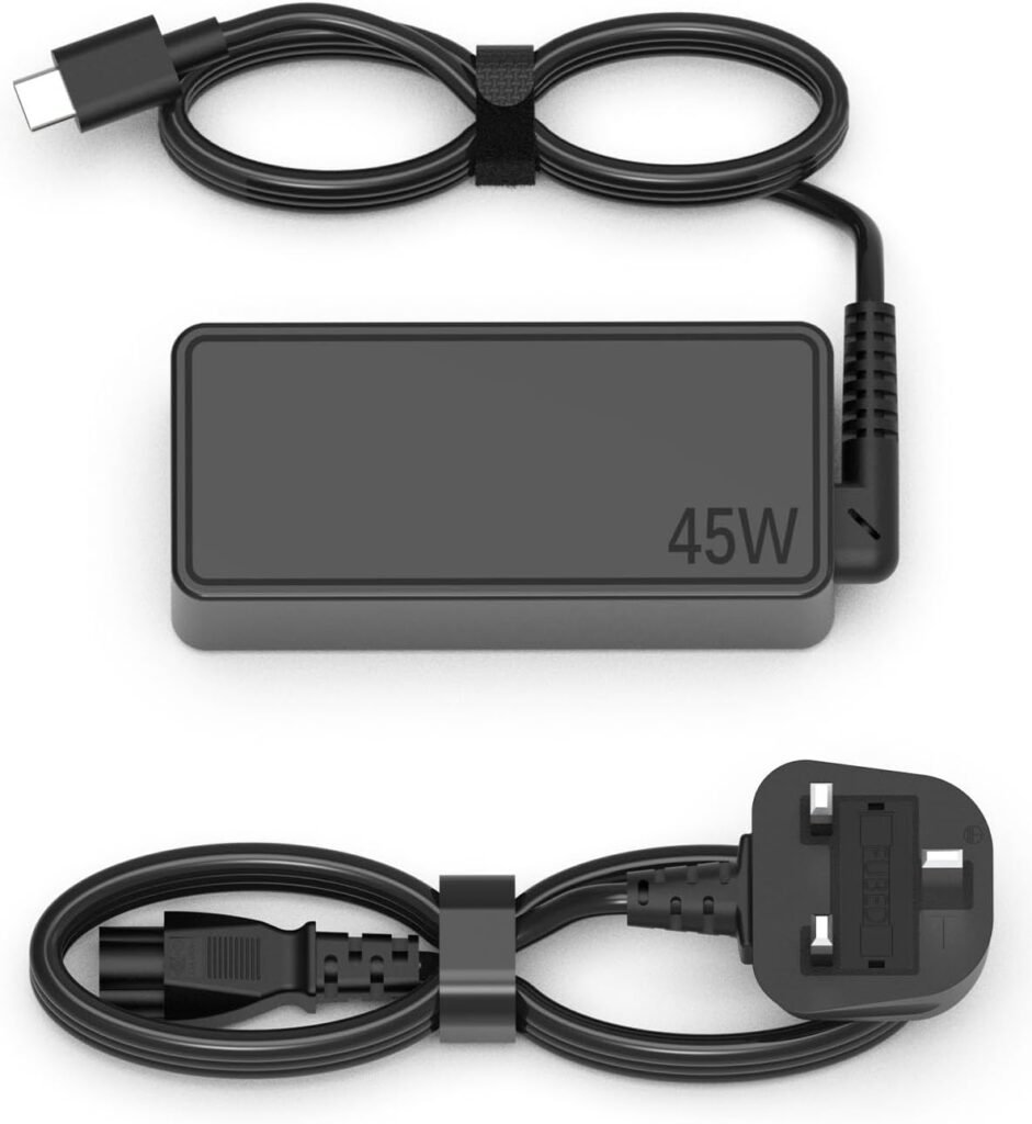 MJXYXCDH 45W USB C Laptop Universal Charger for Chromebook Laptop, for Acer Lenovo HP Asus Chromebook Samsung Google Chromebook and More Type-C Fast Charging Power Adapter Supply Cord UK Plug C0001