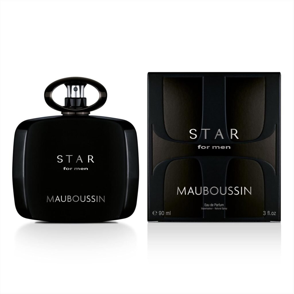 Mauboussin – Star For Men 90ml (3 Fl Oz) – Eau de Parfum for Men – Woody & Amber Scents Mauboussin – Star For Men 90ml (3 Fl Oz) – Eau de Parfum for Men – Woody & Amber Scents