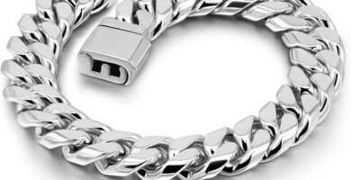 Men 925 Sterling Silver Solid Miami Cuban Link Chain Bracelet -10MM – 12MM- Curb Cuban Bangle 7″ 7.5″ 8″ 8.5″ 9″ 9.5″10″ Thick Big Link Man Teen Boys Jewelry Gift