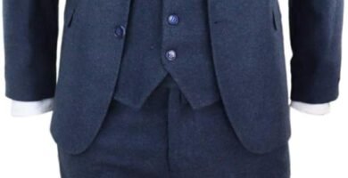 Mens Wool Tweed Suit 3 Piece Authentic 1920s Tailored Fit Classic Mens Wool Tweed Suit 3 Piece Authentic 1920s Tailored Fit Classic