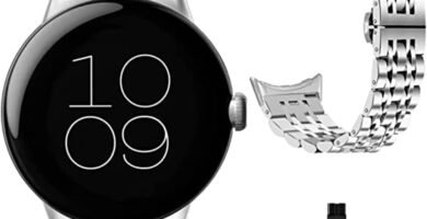 Miimall Metal Strap for Google Pixel Watch 3/2/ 1 41mm, Ultra-thin Stainless Steel Band with Folding Clasp Men Women Adjustable Replacement Strap Wristband for Pixel Watch 41mm 2024(Silver) Miimall Metal Strap for Google Pixel Watch 3/2/ 1 41mm, Ultra-thin Stainless Steel Band with Folding Clasp Men Women Adjustable Replacement Strap Wristband for Pixel Watch 41mm 2024(Silver)