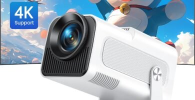 Mini Projector 4K Supported, Portable Projector with【270° Rotatable & Auto Keystone】Native 1080P 22000 Lumen Home Cinema Projector, TOPTRO WiFi6 Bluetooth Short Throw Outdoor Projector for iOS/Android Mini Projector 4K Supported, Portable Projector with【270° Rotatable & Auto Keystone】Native 1080P 22000 Lumen Home Cinema Projector, TOPTRO WiFi6 Bluetooth Short Throw Outdoor Projector for iOS/Android