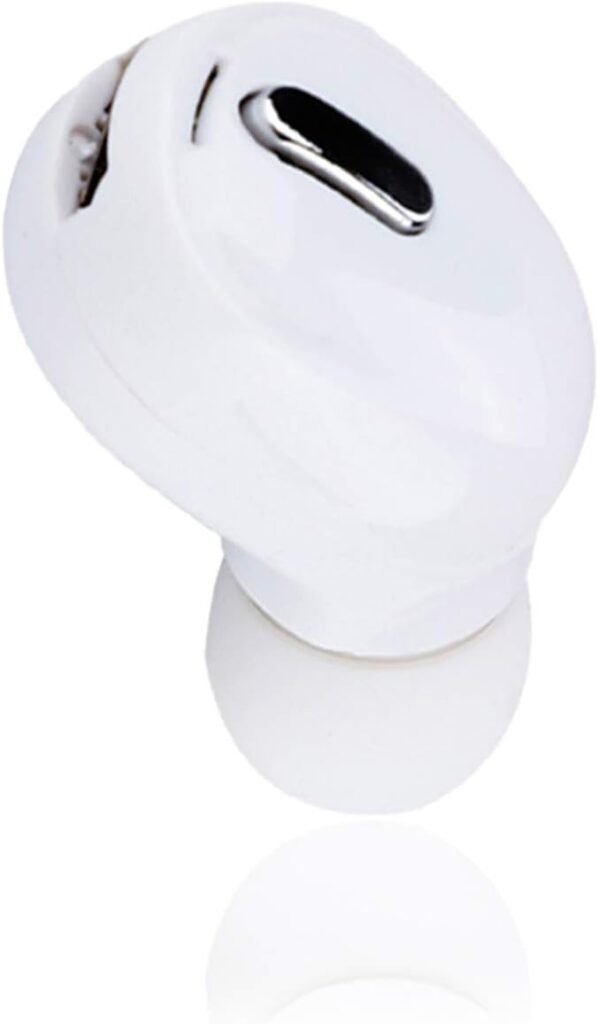 Mini Wireless Bluetooth Headset, Universal Earphones Headphones Earbuds, High Sound Quality in Ear Earbud Multifunctional Simpliy and Comfortable, for Running Earphone Cycling Hiking Yoga (White)