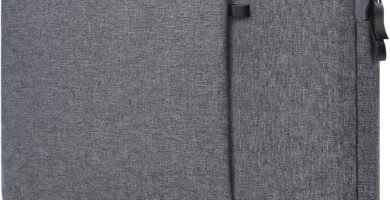 NIDOO 15″ 16″ Laptop Sleeve Case for 15″ MacBook Air M2 Pro / 16″ MacBook Pro M2 M1 / 15″ Surface Laptop 5/16″ MateBook 16s / 16″ ThinkPad Z16 / 15″ XPS 15, Protective Cover Notebook Bag, Dark Gray