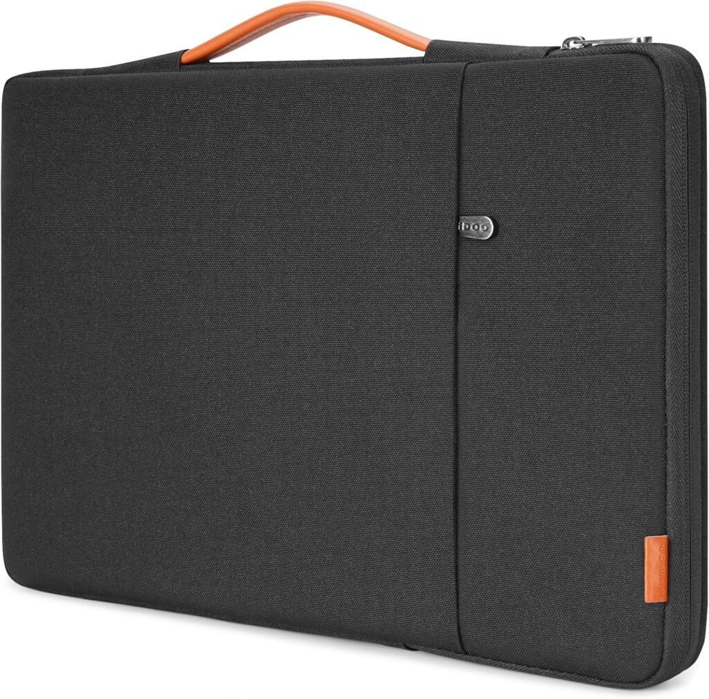 NIDOO 15.6 Inch Laptop Sleeve Bag Protective Carrying Case Notebook PC Cover for 16″ MacBook Pro/ThinkPad T15 E15 L15 P16 T16 Z16 /ThinkBook 15 /Yoga 7i /Latitude 3540 5540 /IdeaPad Slim 3i /Flex 5i