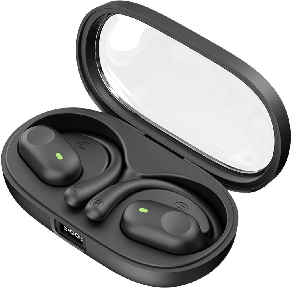 New Ai Language Translator Earbuds Real Time Translation Earbuds, Over the ear translation headphones With 144 Languages Supported, Battery Life, for Travel Business Learning (Black) New Ai Language Translator Earbuds Real Time Translation Earbuds, Over the ear translation headphones With 144 Languages Supported, Battery Life, for Travel Business Learning (Black)
