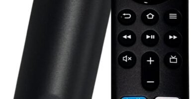 New Replacement FireStick Voice Function Remote Control Fit for AMZ Smart TV Fire Stick (2nd Gen, 3rd Gen, Lite, 4K) and Fit for Smart TVs Cube (1st Gen & 2nd Gen) New Replacement FireStick Voice Function Remote Control Fit for AMZ Smart TV Fire Stick (2nd Gen, 3rd Gen, Lite, 4K) and Fit for Smart TVs Cube (1st Gen & 2nd Gen)