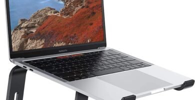 OMOTON Laptop Riser Ergonomic Laptop Stand, Desktop Ventilated PC Riser, Laptop Holder for HP, Dell, Lenovo, Samsung, Acer, HUAWEI MateBook and More (10-16in), Black OMOTON Laptop Riser Ergonomic Laptop Stand, Desktop Ventilated PC Riser, Laptop Holder for HP, Dell, Lenovo, Samsung, Acer, HUAWEI MateBook and More (10-16in), Black