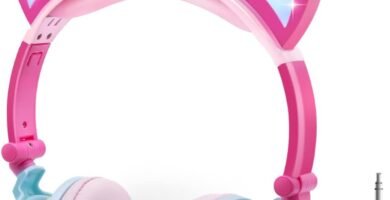 ONTA Unicorn Kids Headphones,Cat Ear LED Light Up Foldable Earphone Wired Over On Ear for Girls Boys,Kids Headband Toddler Tablet for School Supply/Travel/Holiday/Birthday/Cosplay Gifts (Pink Yellow) ONTA Unicorn Kids Headphones,Cat Ear LED Light Up Foldable Earphone Wired Over On Ear for Girls Boys,Kids Headband Toddler Tablet for School Supply/Travel/Holiday/Birthday/Cosplay Gifts (Pink Yellow)