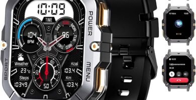OUKITEL BT101 Military Smart Watch for Men, 2.02”AMOLED HD Screen, Outdoor Sports Smartwatch with Bluetooth Calls, Fitness Watch, Heart Rate & Sleep Monitor/Blood Oxygen for Android iOS (Black) OUKITEL BT101 Military Smart Watch for Men, 2.02”AMOLED HD Screen, Outdoor Sports Smartwatch with Bluetooth Calls, Fitness Watch, Heart Rate & Sleep Monitor/Blood Oxygen for Android iOS (Black)