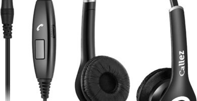 PC Headset for Smartphones Mobile Phones Computers Laptops, 3.5 mm Jack Headphones with Microphone for iPhone Samsung Skype Business Office Call Centre, Crystal Clear Conversation, Super Light PC Headset for Smartphones Mobile Phones Computers Laptops, 3.5 mm Jack Headphones with Microphone for iPhone Samsung Skype Business Office Call Centre, Crystal Clear Conversation, Super Light