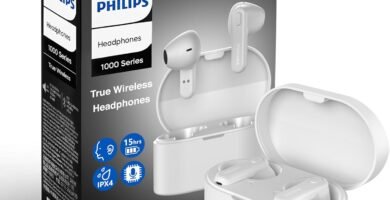 PHILIPS True Wireless Earbuds, TWS Bluetooth 5.3 Headphones, 13mm Drivers, AI Mic for Clear Calls, IPX4 Waterproof, 15 Hours Playtime, Compatible w/iPhone Android & Bluetooth Devices, TAT1138 White PHILIPS True Wireless Earbuds, TWS Bluetooth 5.3 Headphones, 13mm Drivers, AI Mic for Clear Calls, IPX4 Waterproof, 15 Hours Playtime, Compatible w/iPhone Android & Bluetooth Devices, TAT1138 White