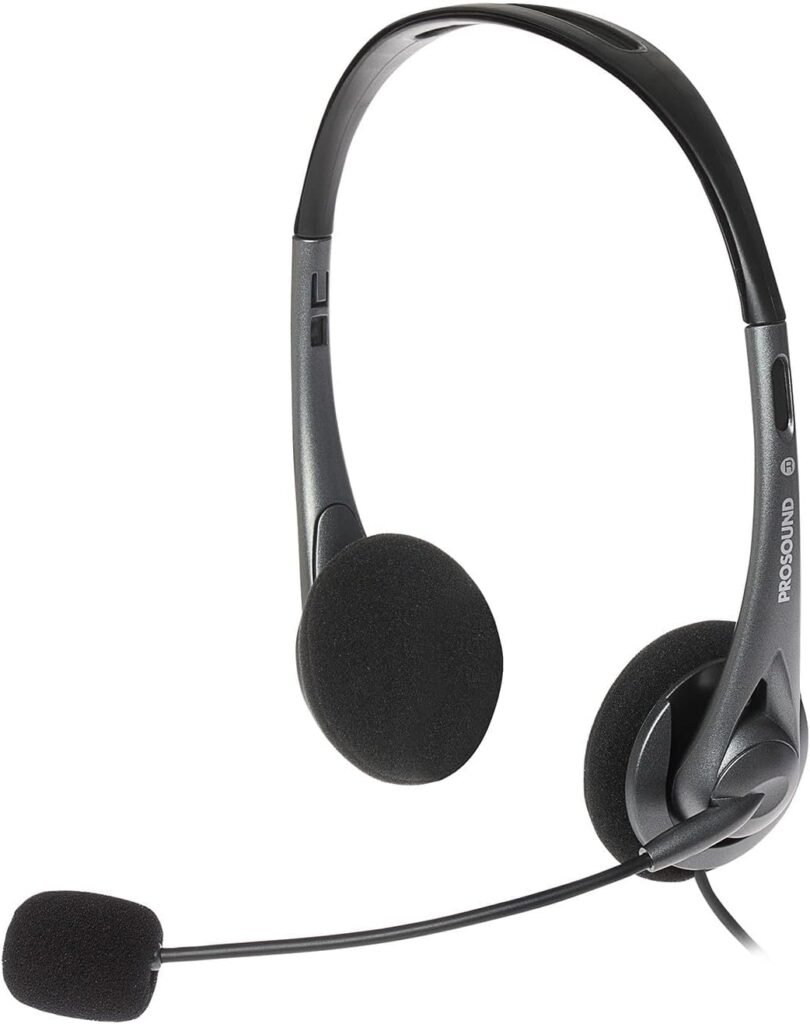 PROSOUND Wired Office USB A Headset, Stereo Quality Telephone Headphones, for PC/Laptop/Chromebook, Teams, Zoom, business meetings, call centers, online class, work PROSOUND Wired Office USB A Headset, Stereo Quality Telephone Headphones, for PC/Laptop/Chromebook, Teams, Zoom, business meetings, call centers, online class, work
