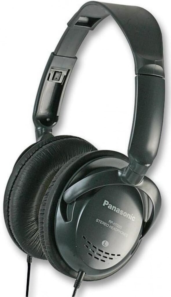 Panasonic RP HT225 On Ear Wired Headphones – Black Panasonic RP HT225 On Ear Wired Headphones – Black