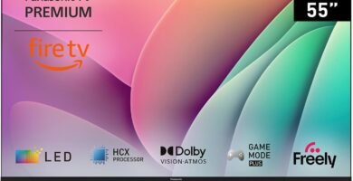 Panasonic TV-55W80AEY W80 Series 55 inch 4K Ultra HD LED Smart TV, 2024, Fire TV, Freely, Dolby Vision & Atmos, Alexa Voice Control, Airplay, Black Panasonic TV-55W80AEY W80 Series 55 inch 4K Ultra HD LED Smart TV, 2024, Fire TV, Freely, Dolby Vision & Atmos, Alexa Voice Control, Airplay, Black