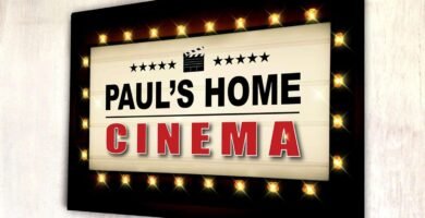 Personalised Home Cinema Sign – stars A4 metal sign plaque wall art Personalised Home Cinema Sign – stars A4 metal sign plaque wall art