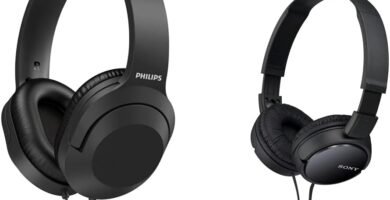 Philips Audio H2005BK/00 Over-Ear Stereo Headphones Wired (2 m Cable, 40 mm Neodymium Drivers, Passive Noise Isolation) Black & Sony MDR-ZX110 Overhead Headphones – Black, BASIC, Pack of 1 Philips Audio H2005BK/00 Over-Ear Stereo Headphones Wired (2 m Cable, 40 mm Neodymium Drivers, Passive Noise Isolation) Black & Sony MDR-ZX110 Overhead Headphones – Black, BASIC, Pack of 1