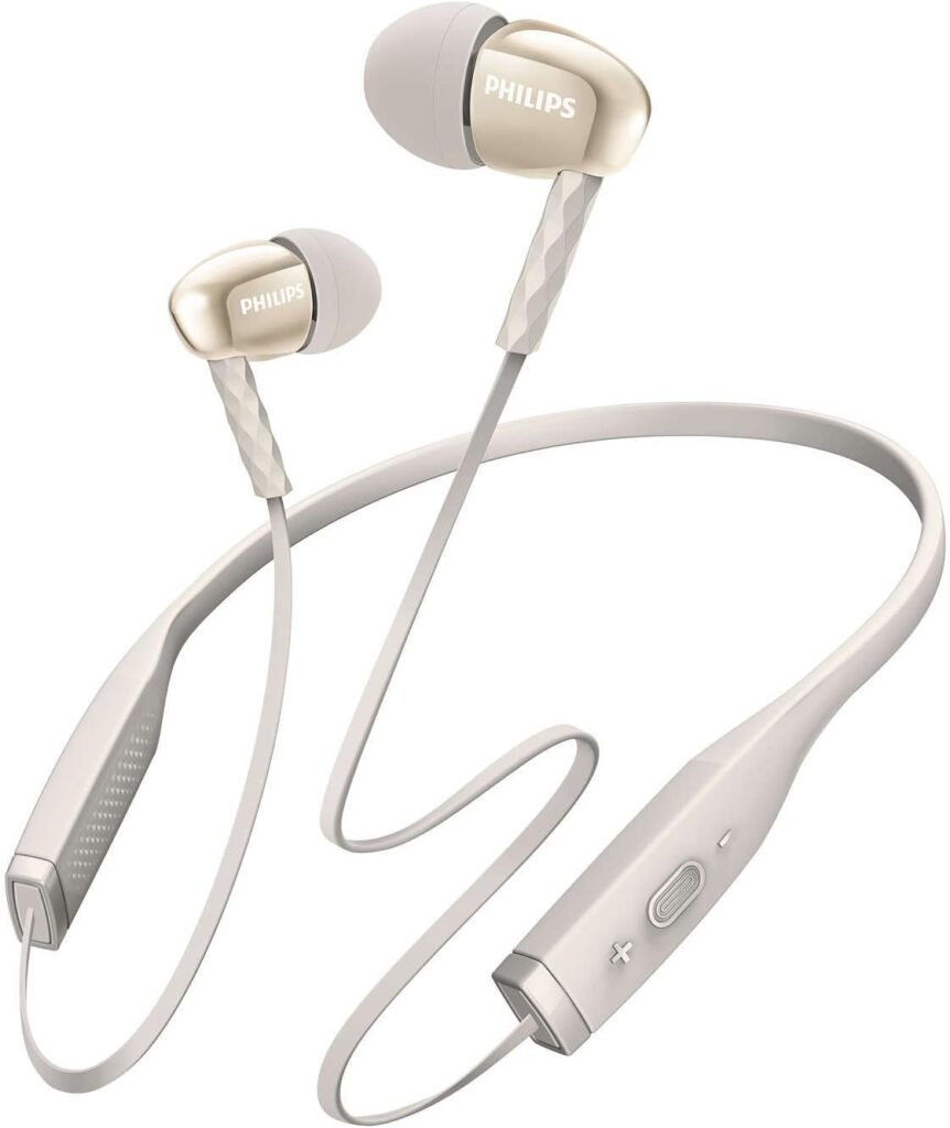 Philips Bluetooth Headphone, White (SHB5950WT/27)