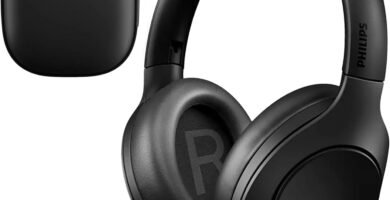 Philips Wireless Headphones Noise Cancelling, Stereo Over Ear Wireless Headphones with Removable Mic, Bluetooth Headset with Microphone, Lightweight and Touch Control, 55 Hours Playtime Philips Wireless Headphones Noise Cancelling, Stereo Over Ear Wireless Headphones with Removable Mic, Bluetooth Headset with Microphone, Lightweight and Touch Control, 55 Hours Playtime