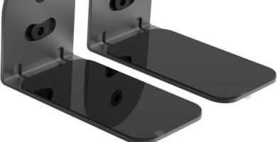 PlusAcc Universal Soundbar Brackets Mount Compatible with Bose, Samsung, JBL, Sonos, Sony, Yamaha, LG, Majority, SAKOBS and More Sound Bar Wall Mounts Bracket Kit Mounting Holder (Black) PlusAcc Universal Soundbar Brackets Mount Compatible with Bose, Samsung, JBL, Sonos, Sony, Yamaha, LG, Majority, SAKOBS and More Sound Bar Wall Mounts Bracket Kit Mounting Holder (Black)