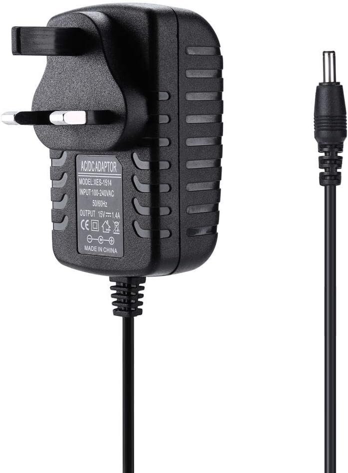 Power Adapter – 15V 1.4A AC/DC Power Supply Adapter for Amazon ECHO Wireless Speaker / 2nd Generation Amazon Fire TV(UK) Power Adapter – 15V 1.4A AC/DC Power Supply Adapter for Amazon ECHO Wireless Speaker / 2nd Generation Amazon Fire TV(UK)