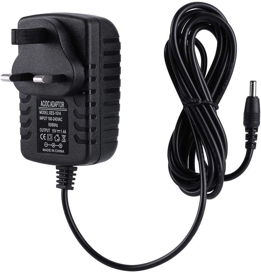 Power Adapter for Amazon Echo,21W 15V 1.4A AC/DC Charger Power Supply Adapter with Extension 6.7FT Cord for Amazon ECHO/Fire TV(UK Plug) Power Adapter for Amazon Echo,21W 15V 1.4A AC/DC Charger Power Supply Adapter with Extension 6.7FT Cord for Amazon ECHO/Fire TV(UK Plug)