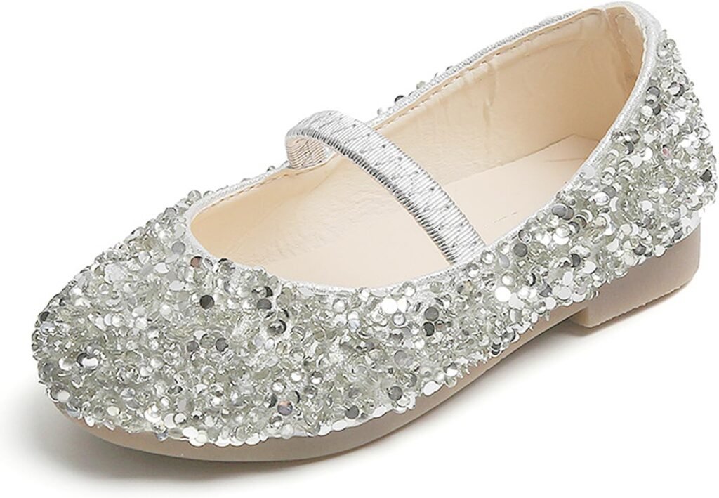 Princess Shoes Girls Glitter Mary Jane Flat Shoes Sequin Party Shoes Wedding Birthday Dress Shoes Cosplay Shoes for 2-7 Years Toddlers Kids Princess Shoes Girls Glitter Mary Jane Flat Shoes Sequin Party Shoes Wedding Birthday Dress Shoes Cosplay Shoes for 2-7 Years Toddlers Kids