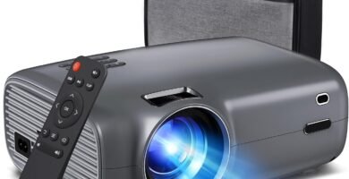 Projector for Bedroom, Mini Projector 1080P, Portable TV Projector HD 5000 Lumen, Home Video Projector with HDMI Port Speaker Compatible with Fire Stick, Laptop, iPhone, Android Smartphone Projector for Bedroom, Mini Projector 1080P, Portable TV Projector HD 5000 Lumen, Home Video Projector with HDMI Port Speaker Compatible with Fire Stick, Laptop, iPhone, Android Smartphone