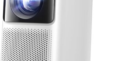 Projector for bedroom 【Native 1080 &400 ISO Lumens&Dolby Audio】Smart Portable Home Cinema for Game PS5, Netflix,Auto Focus,HDR10, HGL WiFi Bluetooth, TV/laptop/Zoom(Dangbei N2 White) Projector for bedroom 【Native 1080 &400 ISO Lumens&Dolby Audio】Smart Portable Home Cinema for Game PS5, Netflix,Auto Focus,HDR10, HGL WiFi Bluetooth, TV/laptop/Zoom(Dangbei N2 White)