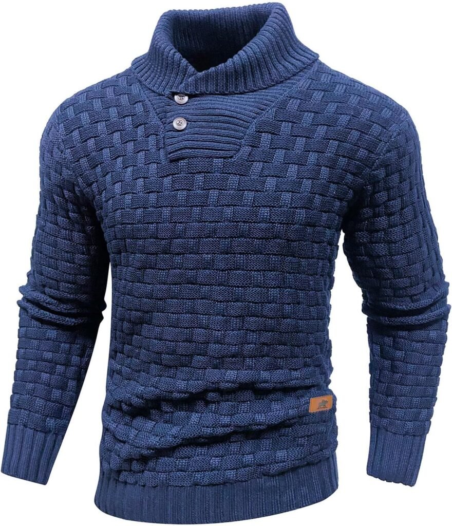 Qinfren Men’s Jumpers Tops Winter Warm Knitted Stand Collar Jumper Long Sleeve Knitwear Pullover Sweaters for Men Buttons Twisted Winter Jumper Qinfren Men’s Jumpers Tops Winter Warm Knitted Stand Collar Jumper Long Sleeve Knitwear Pullover Sweaters for Men Buttons Twisted Winter Jumper