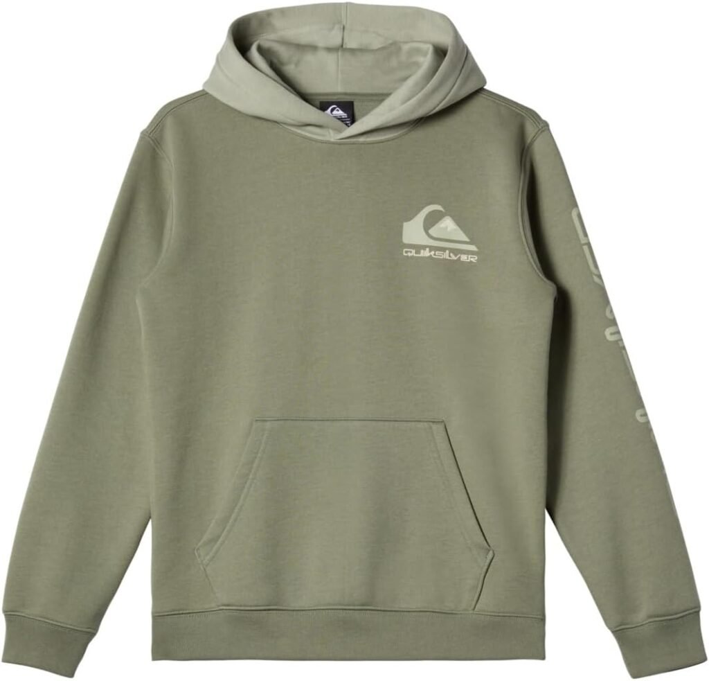 Quiksilver Boy’s Omni Logo Hoodie Youth Pullover Sweater (pack of 1) Quiksilver Boy’s Omni Logo Hoodie Youth Pullover Sweater (pack of 1)