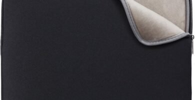 RAINYEAR 13 Inch Laptop Sleeve for 2023 2022 2021 MacBook Pro 14″ M3 A2918 A2992, 13.6″ M2 A2681 A2338 A2779, 13.3 Air Pro M1 A2337 A2159 A2179 A2289 Protective Carrying Case(Black,Upgraded Version)