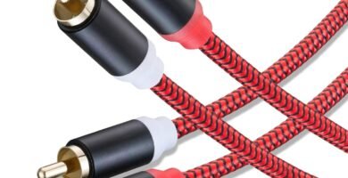 RCA Cable 2M,2Rca Male to 2-RCA Male Audio Stereo Subwoofer Cable [Hi-Fi Sound] Nylon-Braided Auxiliary Audio Cord for Home Theater, HDTV, Amplifiers, Hi-Fi Systems,Speakers and etc (2m)