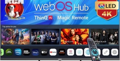 RCA Web OS TV 43-inch QLED 4K UHD Smart TV, MEMC HDR10 ThinQ AI, Voice Magic Remote Dolby Audio RCA Web OS TV 43-inch QLED 4K UHD Smart TV, MEMC HDR10 ThinQ AI, Voice Magic Remote Dolby Audio