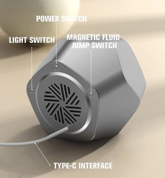 RKUVPAE Magnetic Fluid Speaker, 360° Surround Sound Touch Bluetooth Speaker, Dancing Ferrofluid, Home Theater Audio System, Magnetic Fluid Speaker Venom Box Bluetooth Audio Speaker Desktop Decor RKUVPAE Magnetic Fluid Speaker, 360° Surround Sound Touch Bluetooth Speaker, Dancing Ferrofluid, Home Theater Audio System, Magnetic Fluid Speaker Venom Box Bluetooth Audio Speaker Desktop Decor