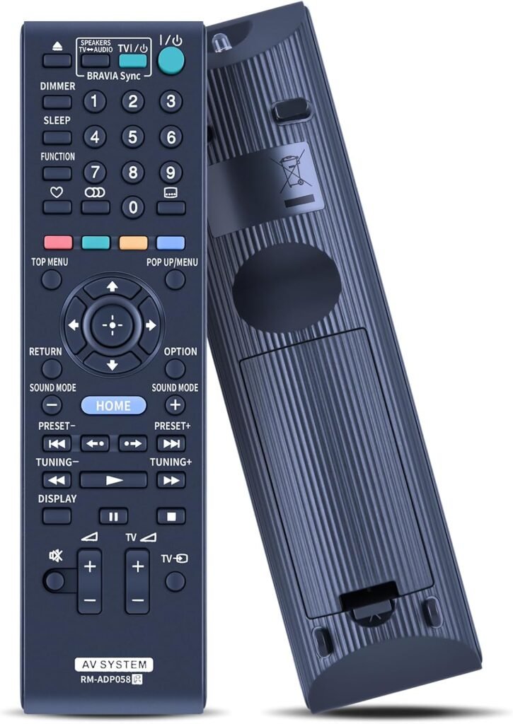 RM-ADP058 Replacement Remote Control for Sony Blu-ray DVD Home Cinema System Compatible with BDV-E280 BDV-EF200 HBD-EF200 BDV-E380 BDV-L800 BDV-E780W BDV-L800M BDV-E880 BDVL600 BDV-E980 HBD-E880 RM-ADP058 Replacement Remote Control for Sony Blu-ray DVD Home Cinema System Compatible with BDV-E280 BDV-EF200 HBD-EF200 BDV-E380 BDV-L800 BDV-E780W BDV-L800M BDV-E880 BDVL600 BDV-E980 HBD-E880