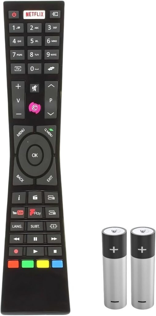 RM-C3231 Smart TV Remote Control for JVC | Direct Replacement with Fire TV Functionality | Compatible with 4K LED Models | Quick Setup | Netflix & YouTube Buttons Included