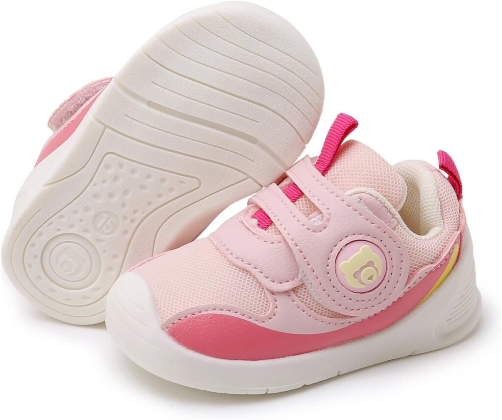 RVROVIC Baby Boys Girls Shoes Soft Toddler Sneakers Infant Breathable Mesh Trainers First Walking Shoes