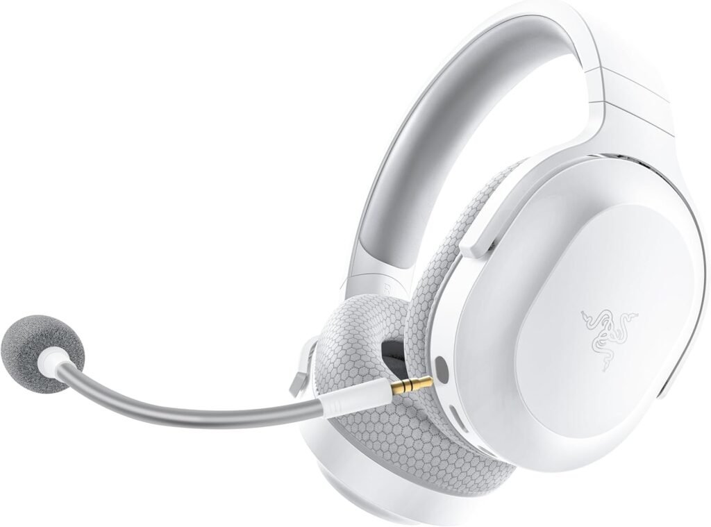 Razer Barracuda X – Wireless Multi-platform Gaming and Mobile Headset (SmartSwitch Dual Wireless, Ergonomic Design, TriForce 40 mm, Cardioid Mic, On-Headset Controls, 50h Battery USB-C) Mercury White Razer Barracuda X – Wireless Multi-platform Gaming and Mobile Headset (SmartSwitch Dual Wireless, Ergonomic Design, TriForce 40 mm, Cardioid Mic, On-Headset Controls, 50h Battery USB-C) Mercury White