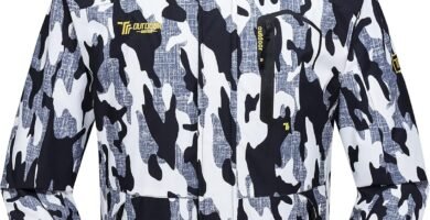 Rdruko Mens Winter Coats Waterproof Warm Fleece Lined Outdoor Work Walking Hiking Ski Jacket with Detachable Hood