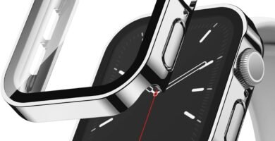 Recoppa Hard Case Compatible for Apple Watch Series 8/7 45mm with Tempered Glass Screen Protector, Anti-sctratch Ultra-Thin Durable Protective Cover for iWatch 45mm 2 Pack Silver/Silver Recoppa Hard Case Compatible for Apple Watch Series 8/7 45mm with Tempered Glass Screen Protector, Anti-sctratch Ultra-Thin Durable Protective Cover for iWatch 45mm 2 Pack Silver/Silver