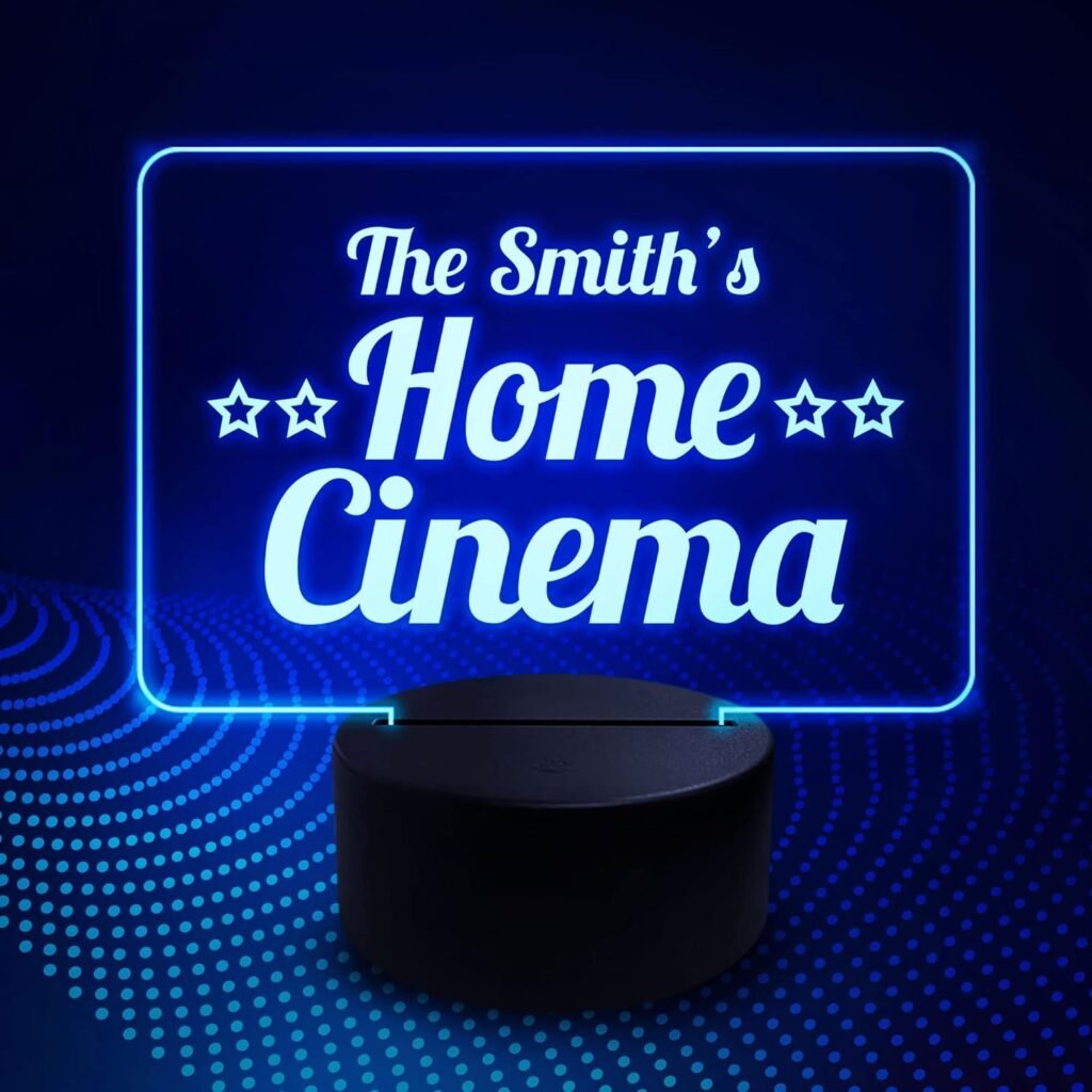 Red Ocean Personalised Home Cinema Room Sign NEON Sign Novelty Cinema Sign Home Decor Gift Red Ocean Personalised Home Cinema Room Sign NEON Sign Novelty Cinema Sign Home Decor Gift
